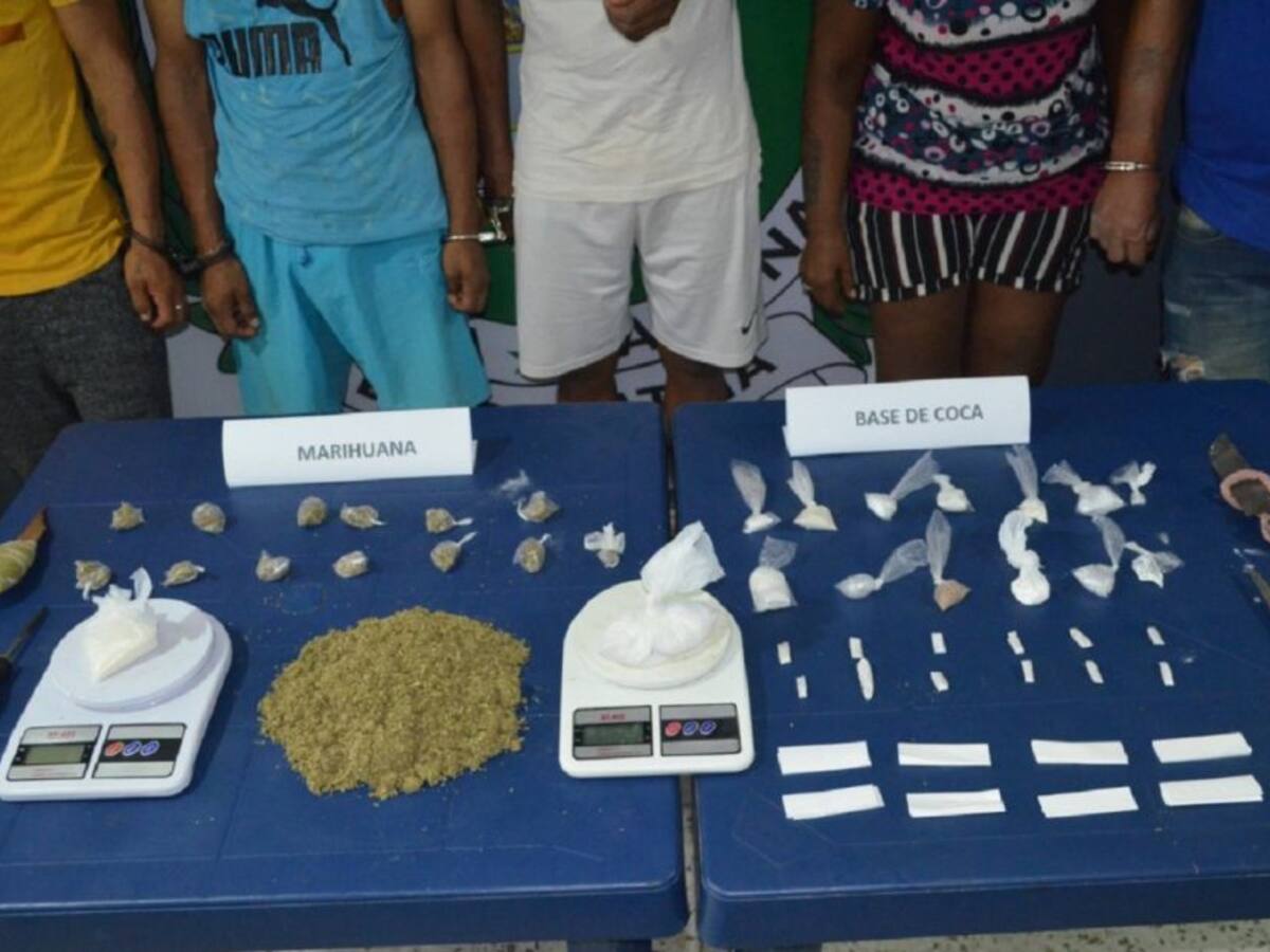 Policía incautó 3.500 gramos de droga en el barrio El Pozón de Cartagena