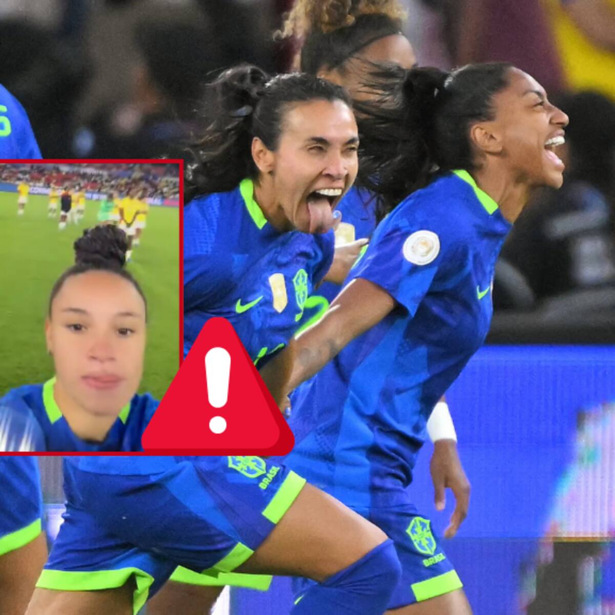 Futbolista brasileña se burló de la Selección Colombia, tras ganar la final de Copa América femenina