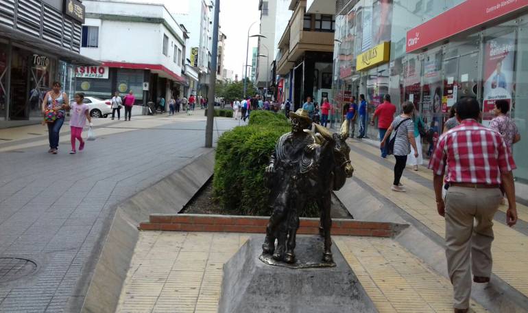 Calle Real de Armenia, avenida peatonal de la carrera 14