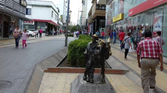 Calle Real de Armenia, avenida peatonal de la carrera 14