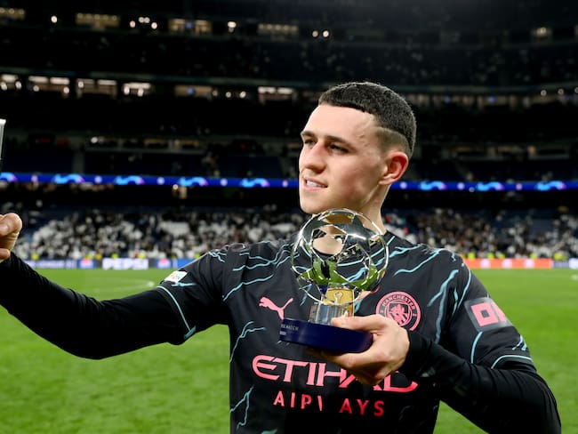 Phil Foden, Manchester City.  (Photo by Denis Doyle - UEFA/UEFA via Getty Images)