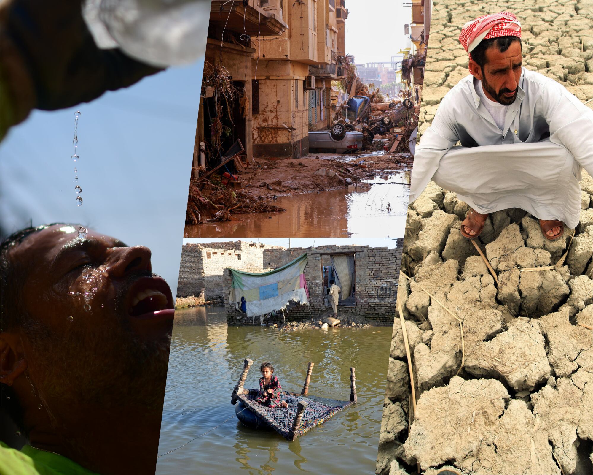 Hacia el 2050, la generación de comida en el mundo podría caer a la mitad por falta de agua, perjudicando particularmente a la población de India, China y Europa.
(Foto: Caracol Radio / Getty )