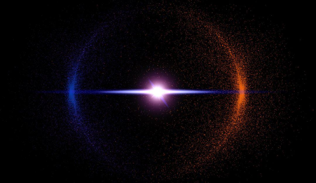 Explosión en el universo 