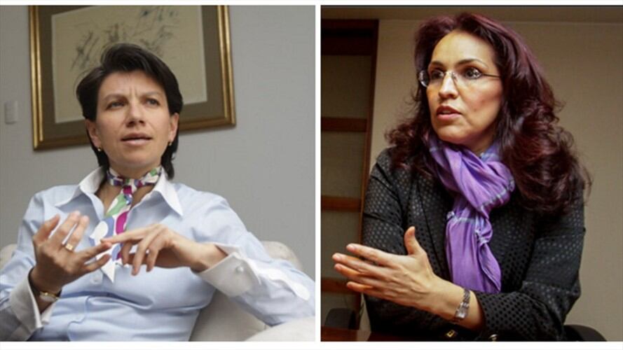 Claudia López y Viviane Morales. Foto: Colprensa