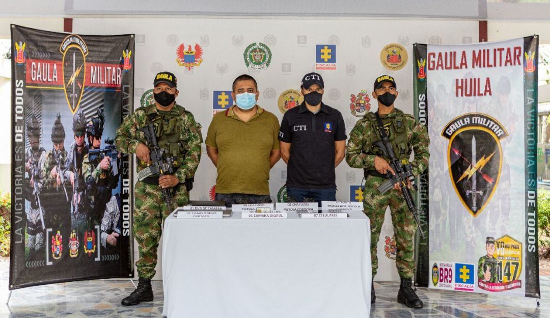 Se trata del coordinador logístico que sería el encargado de canjear cocaína por armas.