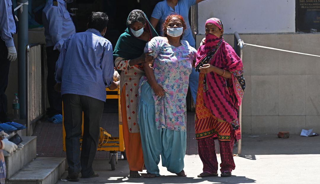 Pacientes de COVID-19 en India 