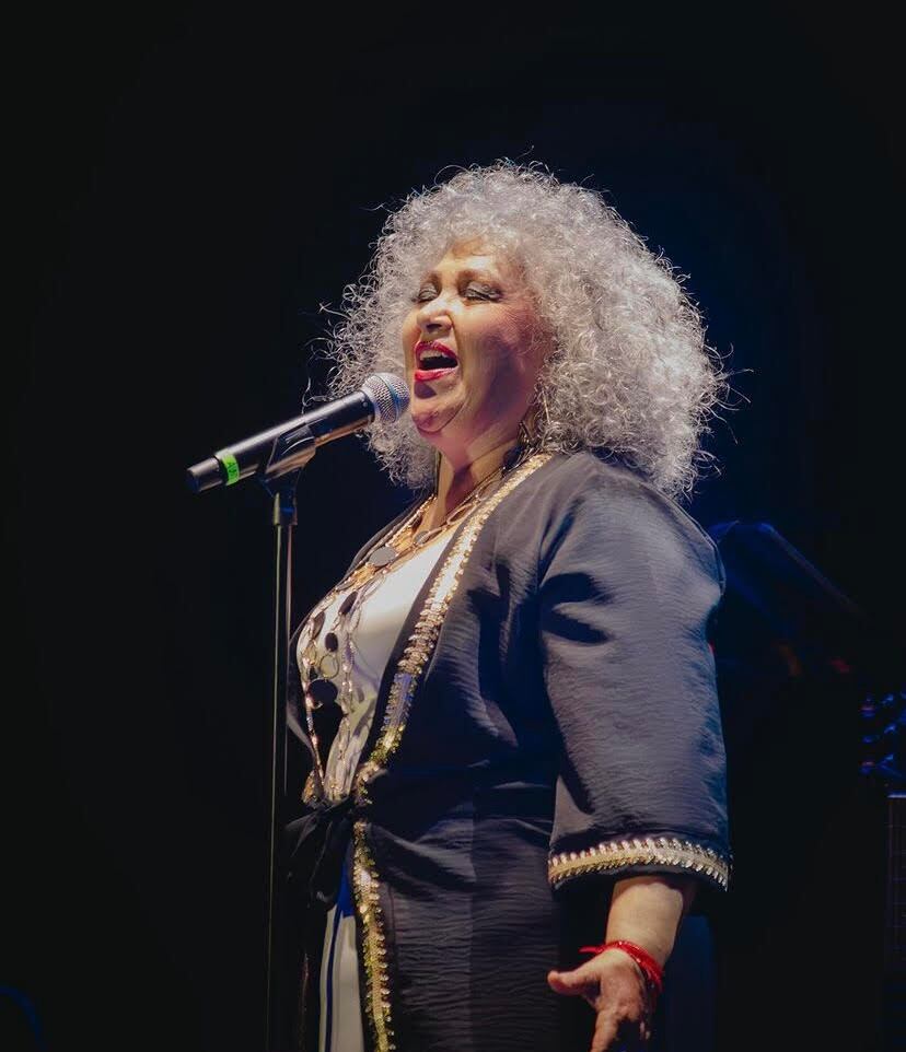 Amanda Miguel durante su presentación en el Plancha Fest en Medellín. Foto: Cortesía.