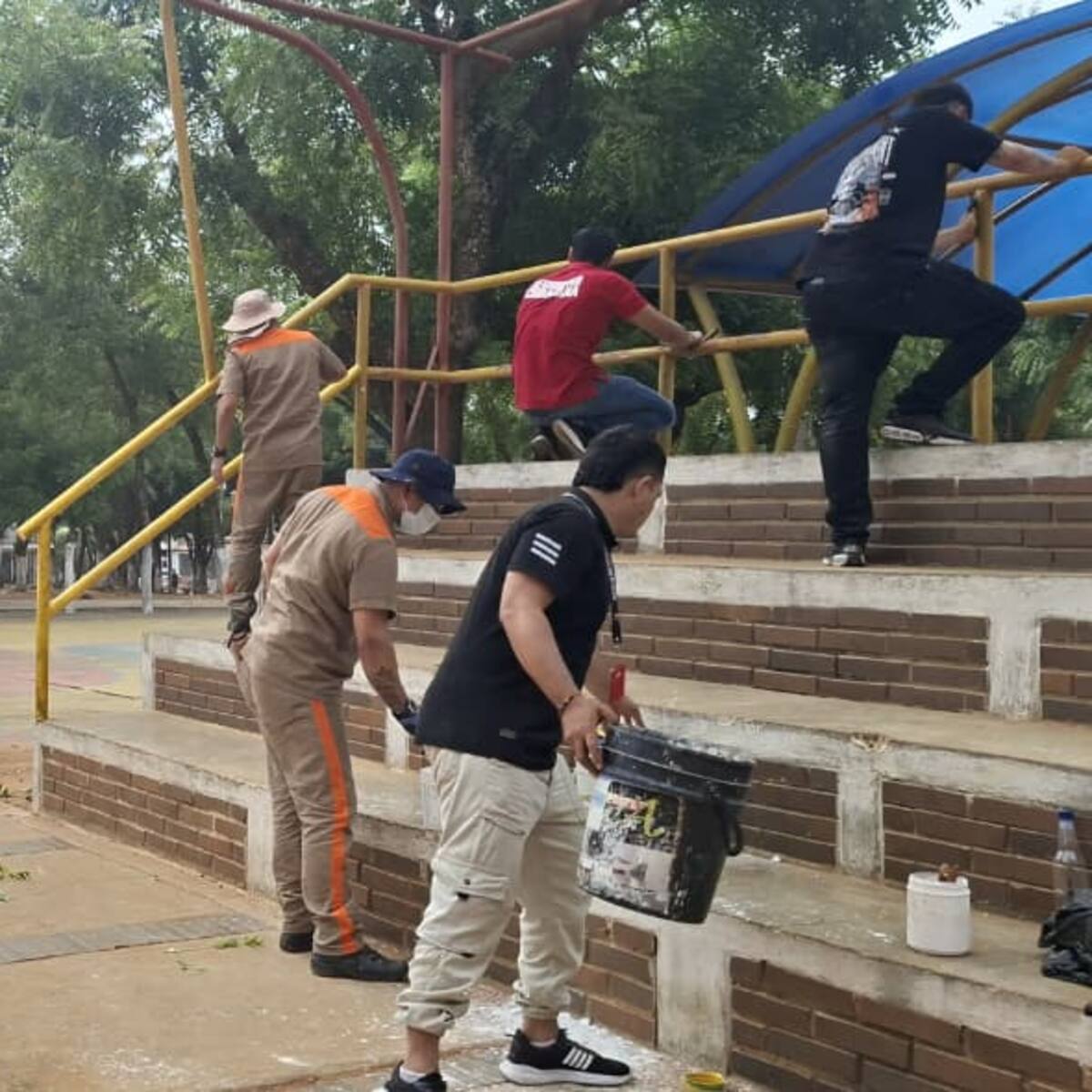 Resocialización de reclusos con obras en parques de Cúcuta