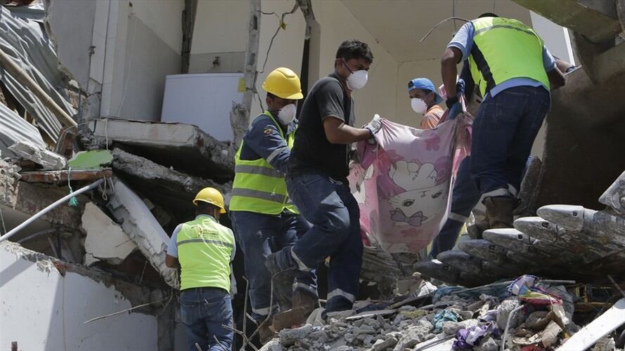 Colombiano oriundo de Cauca falleció en el terremoto ocurrido en Ecuador. Foto: Associated Press - AP.