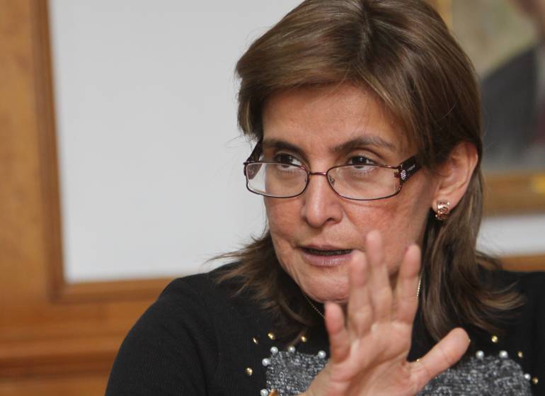 María Eugenia Carreño Gómez, presidenta de la Comisión Nacional de Control y Asuntos Electorales