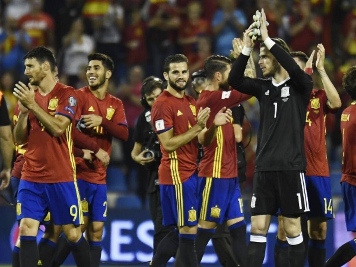 España certifica su billete al Mundial de Rusia 2018