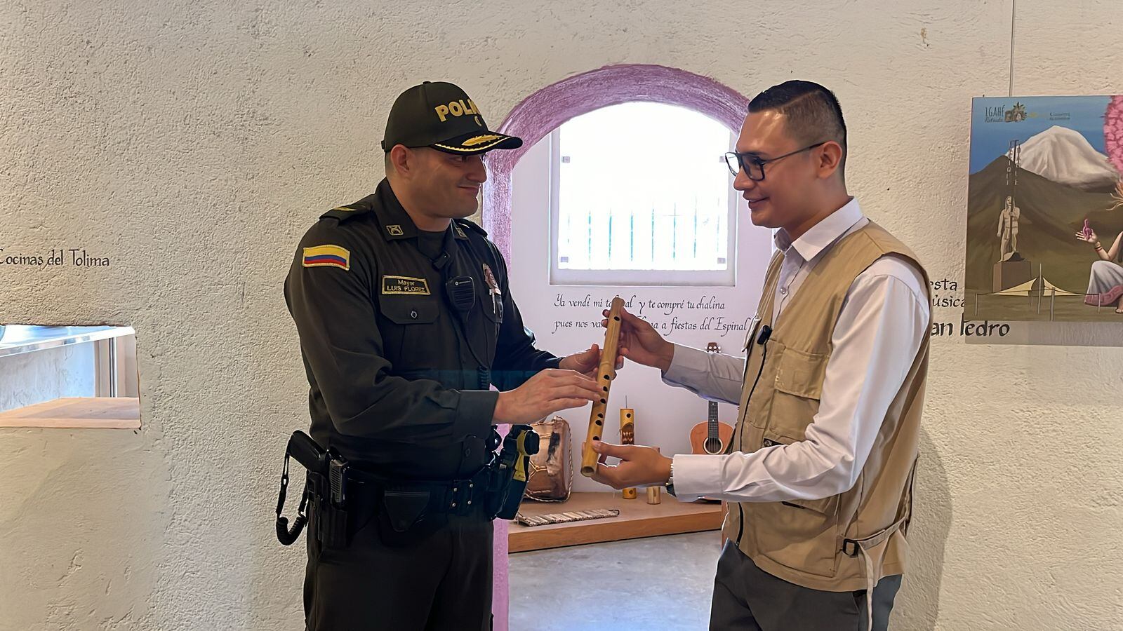 Entrega de elemento robado al Panóptico de Ibagué