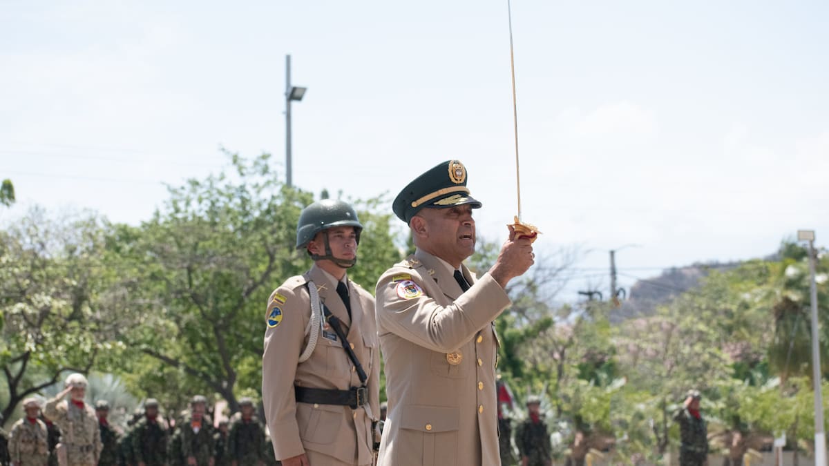 José Benjamín Perdomo asumió el comando de la Primera División del Ejército en Santa Marta
