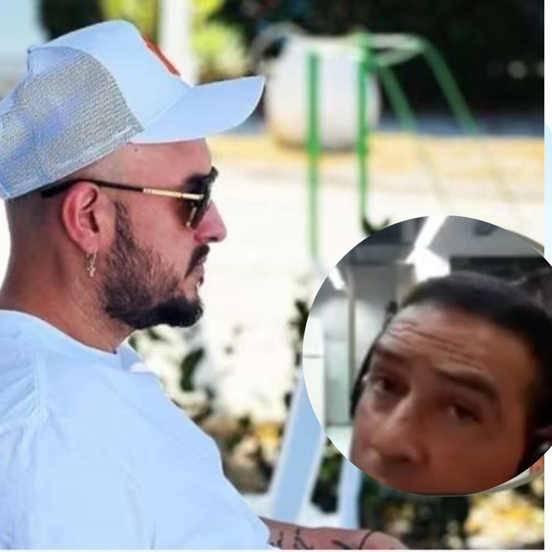 Daniel Velásquez y el acusado del crimen Julián Quintero