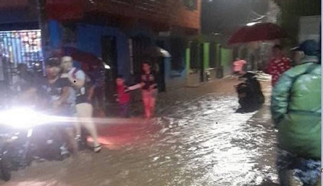 Emergencia en Supía por fuertes lluvias. Crédito: Alcaldía de Supía