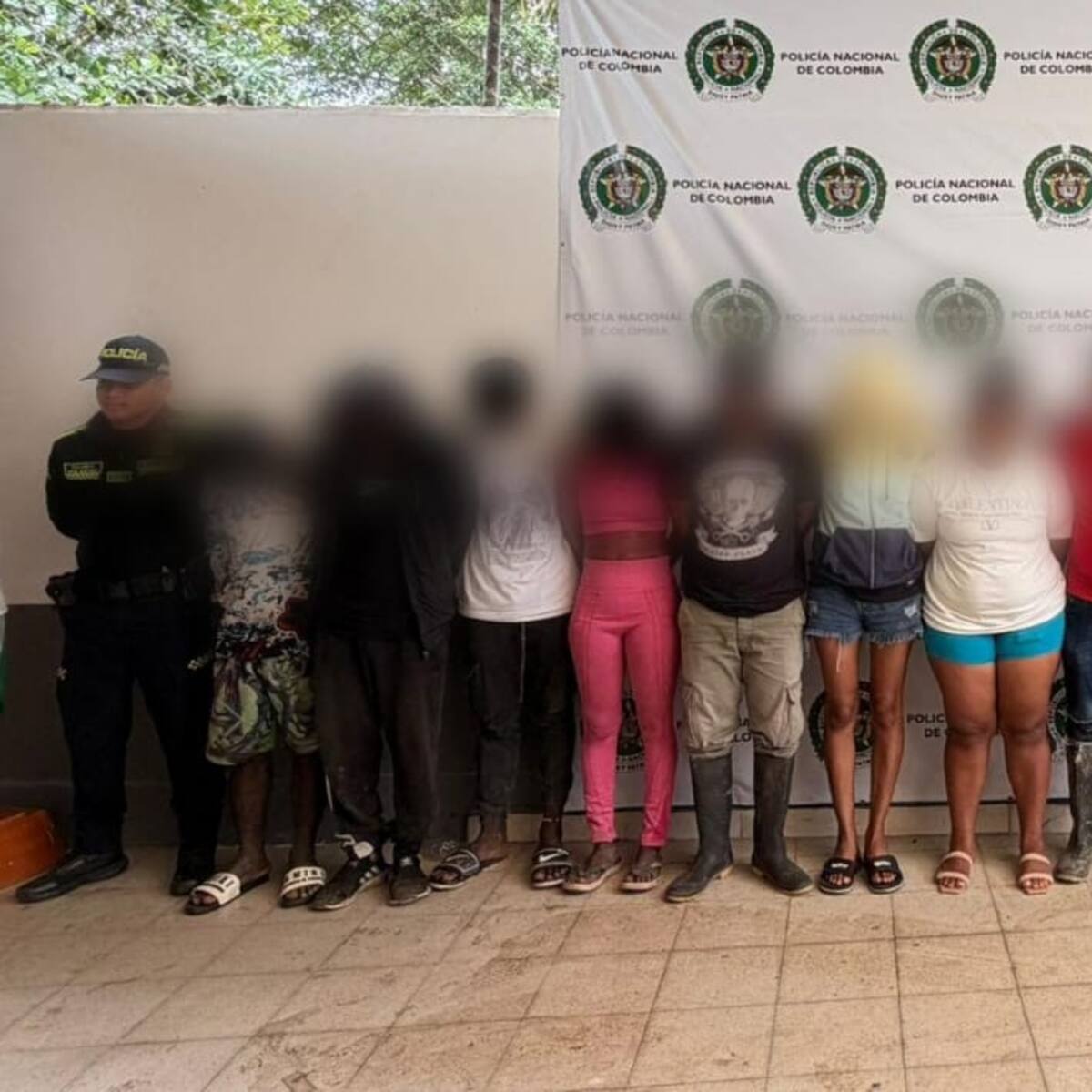 Desalojo de predio invadido en Necoclí deja 12 capturados y un aprehendido