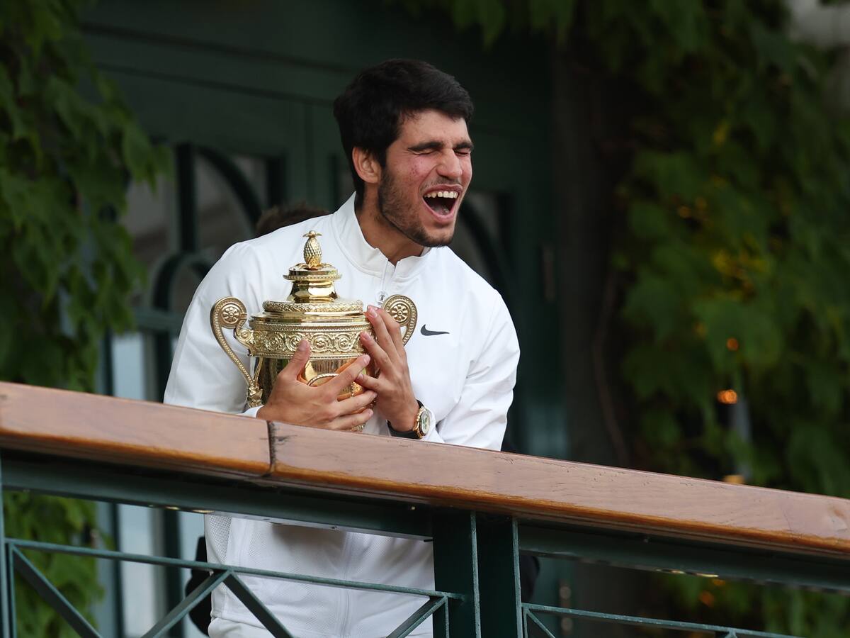 Carlos Alcaraz tras hacer historia en Wimbledon: “Es un sueño hecho realidad”