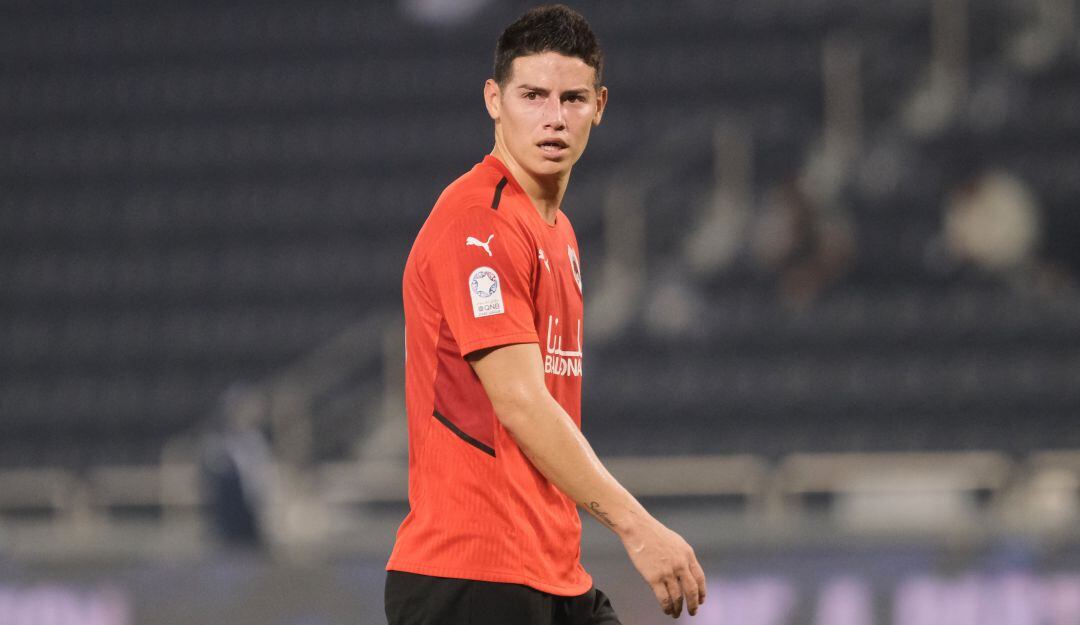 James Rodríguez ha disputado 15 partidos con el Al-Rayyan esta temporada.