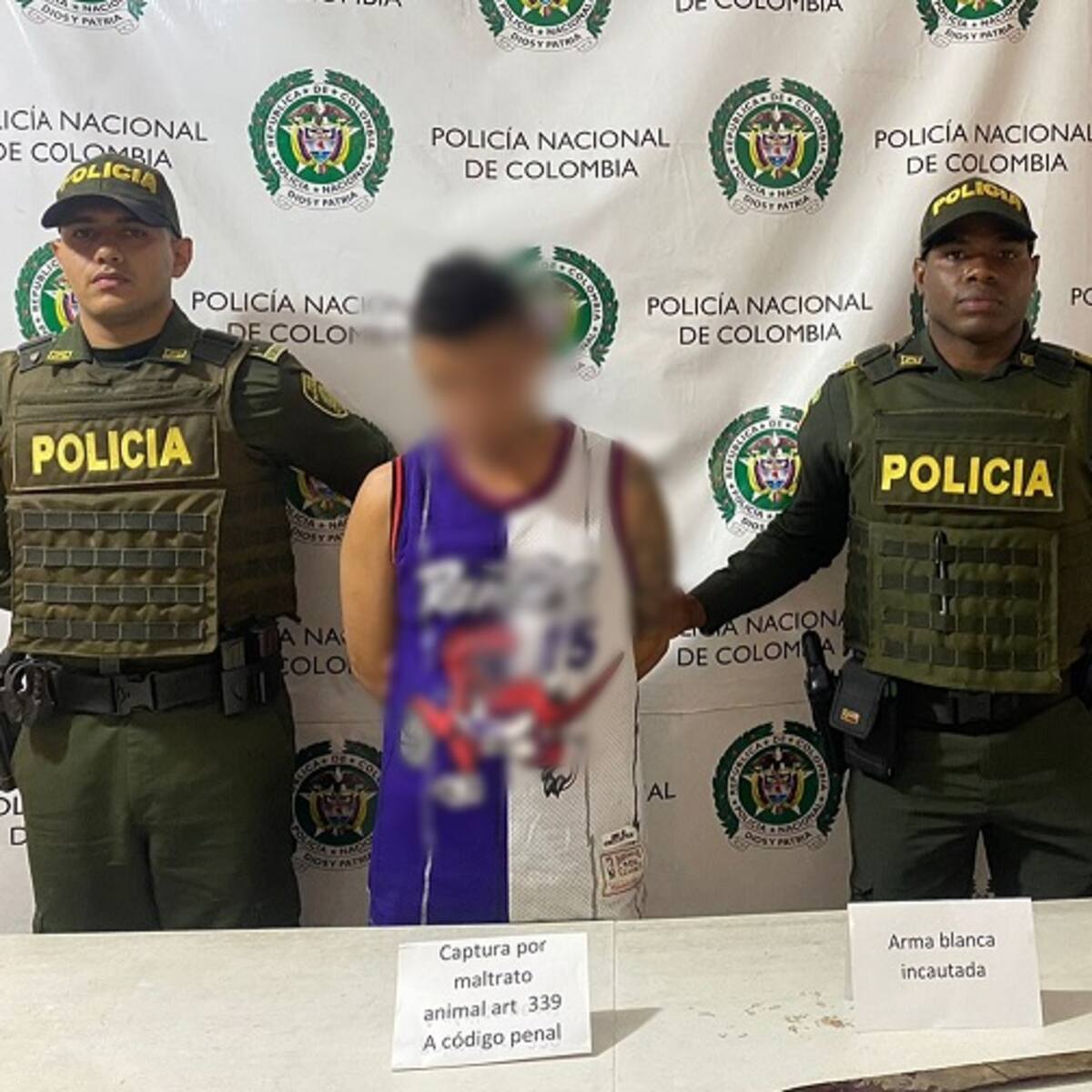 En Cocorná un electricista atacó con un machete a un perro y fue capturado