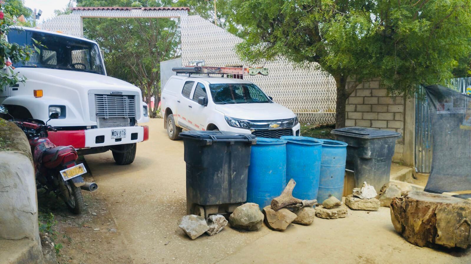 Retuvieron vehículos de Afinia en San Cayetano, San Juan Nepomuceno, Bolívar