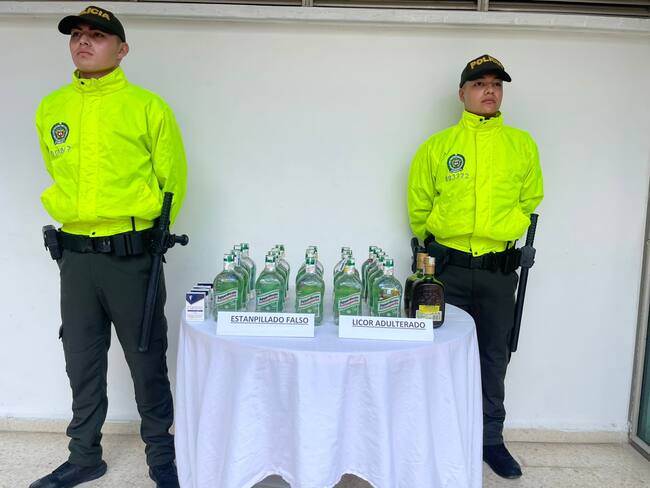Policía Nacional refuerza controles contra contrabando de licor y cigarrillos en Turbaco