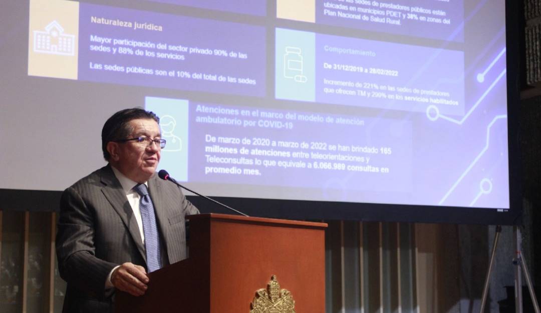 Ministro de Salud, Fernando Ruiz Gómez. Foto: Cortesía MinSalud. 