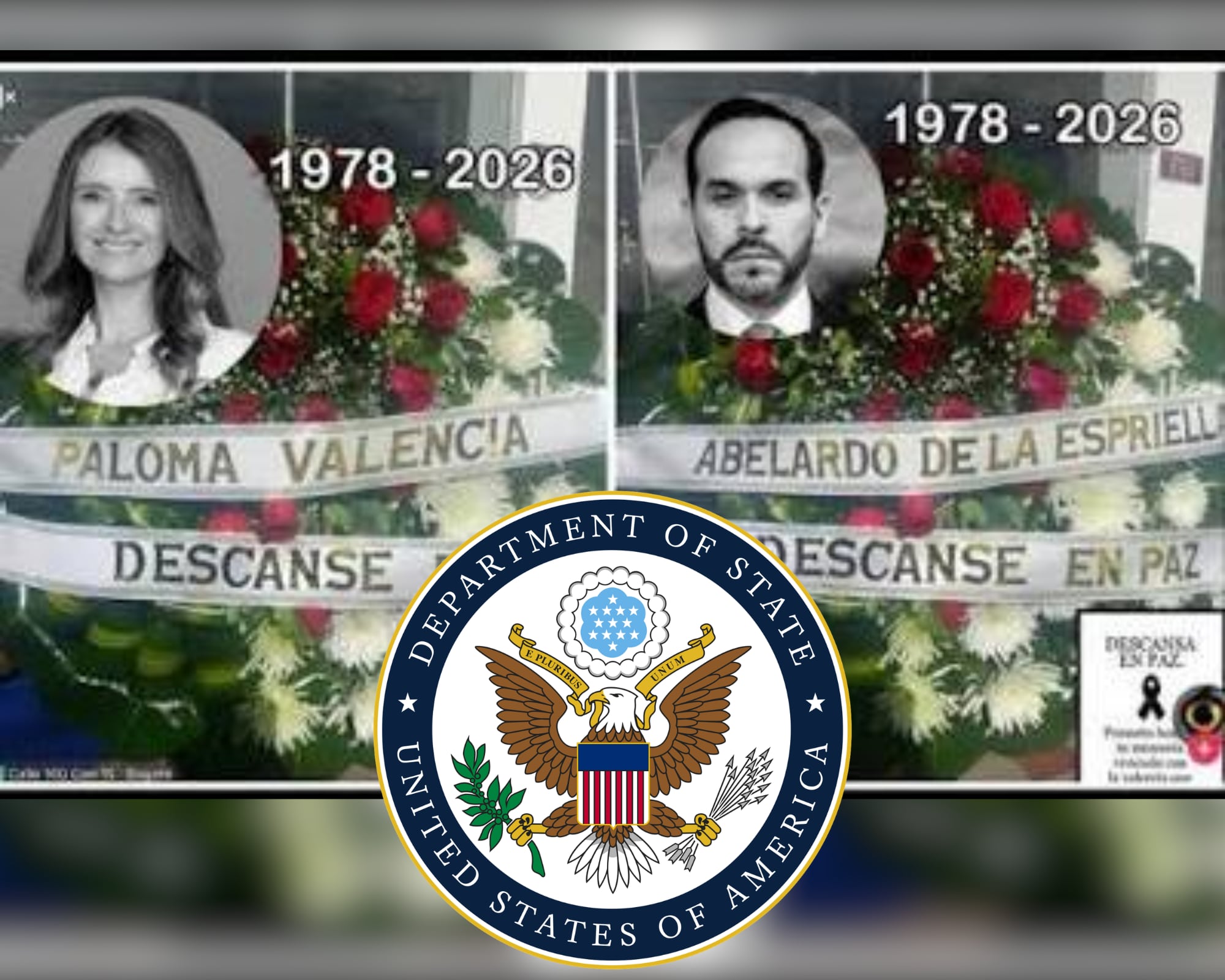 El Departamento de Estado se declaró "profundamente preocupado" por las amenazas contra los candidatos presidenciales colombianos Paloma Valencia y Abelardo de la Espriella.
(Foto:   Cortesía / Getty / Caracol Radio)