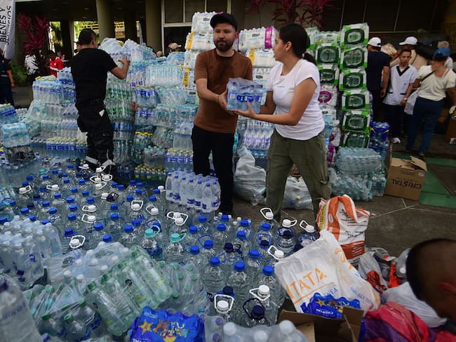 Ayudas humanitarias. (Photo by Edwin Rodriguez Pipicano/Anadolu via Getty Images)