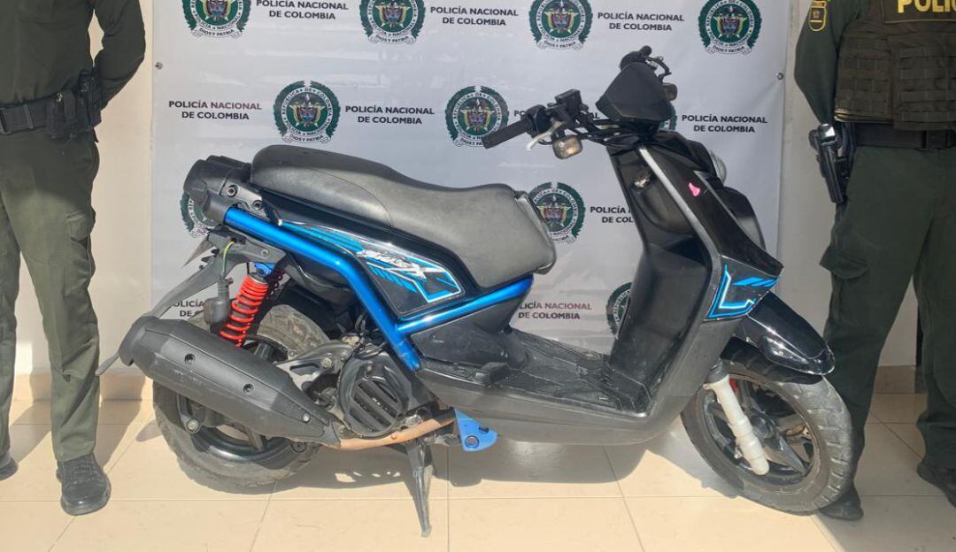 Motocicleta recuperada