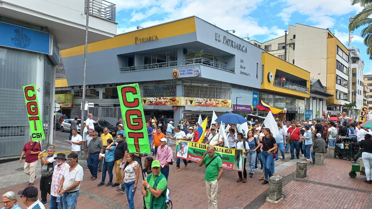 Presidente de la CGT, Hugo León Echeverry