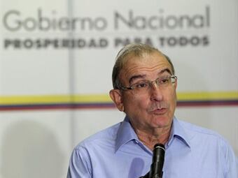 Jefe negociador del Gobierno, Humberto de la Calle. Foto: Efe.