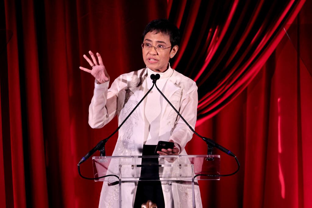 Maria Ressa. (Photo by Jamie McCarthy/Getty Images for Albie Awards)