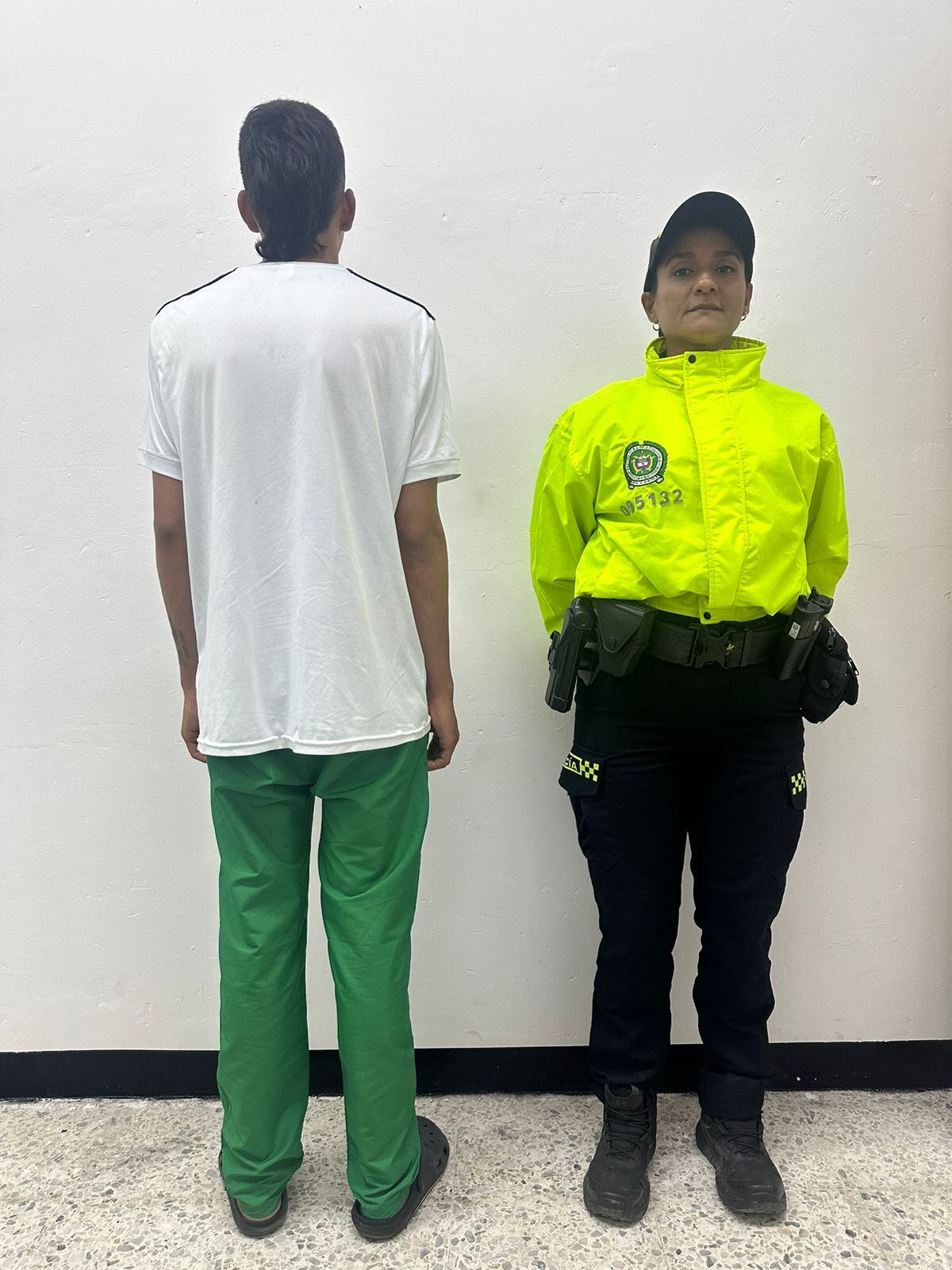 menor de edad por impactos de arma de fuego. Foto Policía Neiva