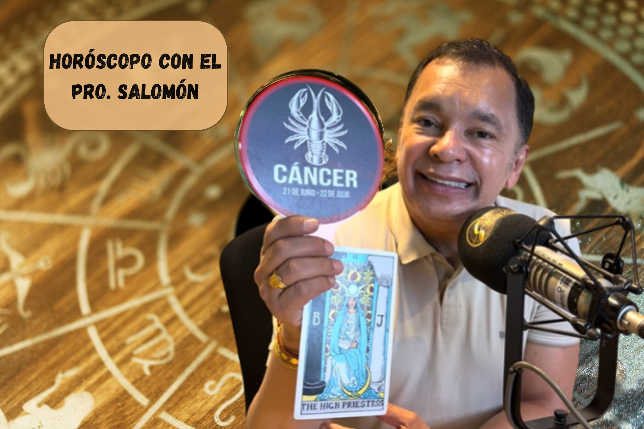 Él es el profesor Salomón, experto en la lectura del Horóscopo y el Tarot (Crédito: Profesor) // imagen del horóscopo tomada de Getty Imagenes (Autor: Fiordaliso)