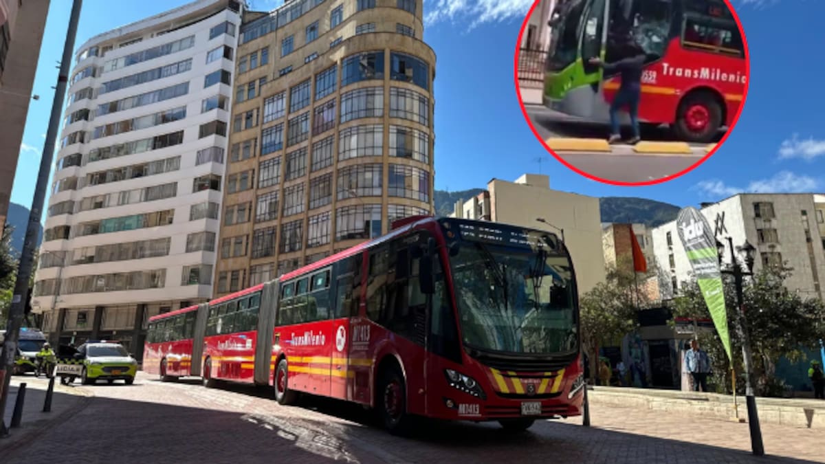 Caso de intolerancia en Bogotá: Dos conductores discuten en plena vía y causan daños