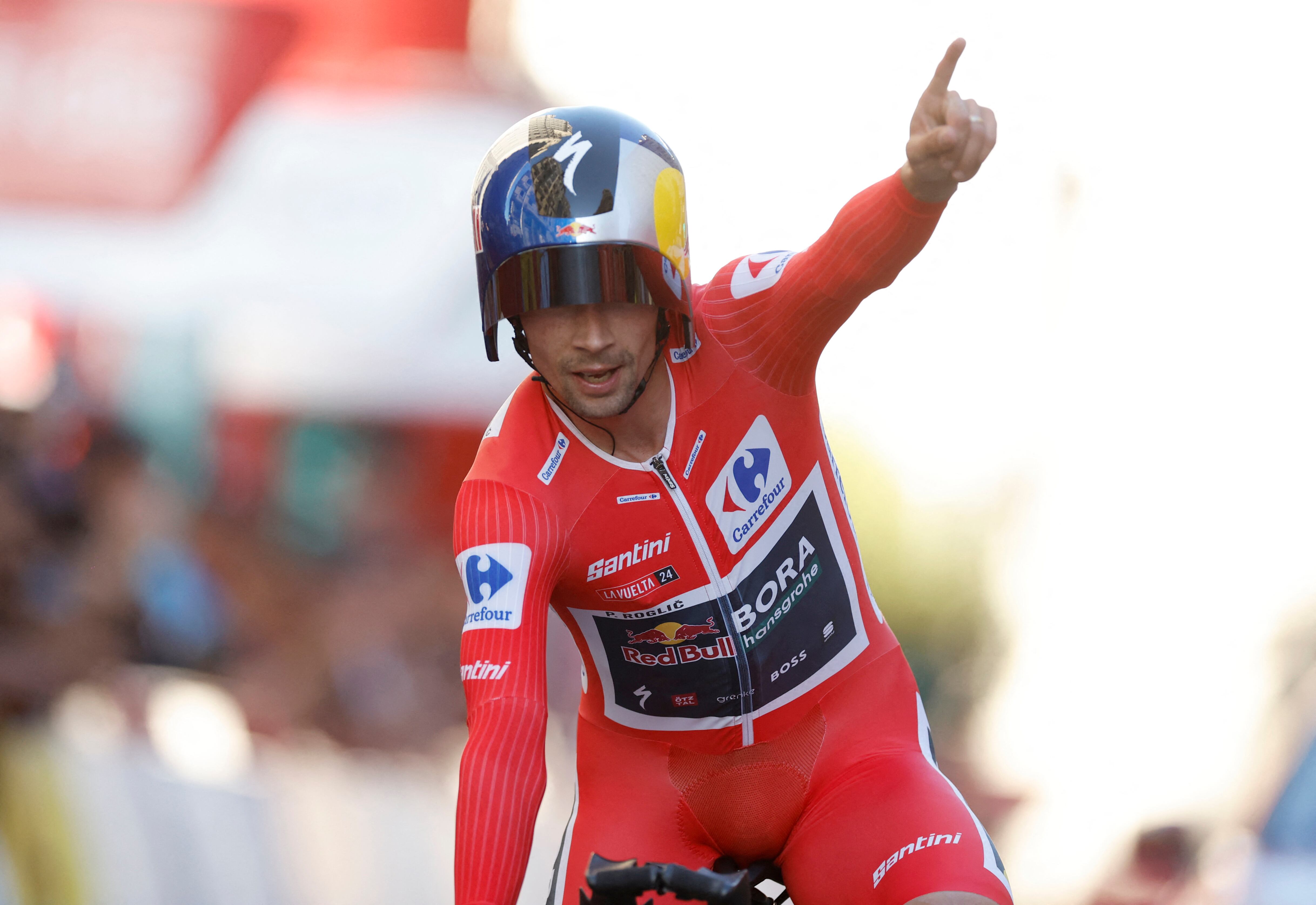 Primoz Roglic, campeón de la Vuelta a España 2024. (Photo by OSCAR DEL POZO/AFP via Getty Images)