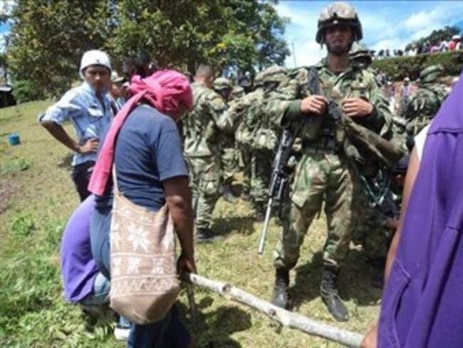 Procurador trata de persuadir a líderes indígenas del Cauca que mantienen protestas