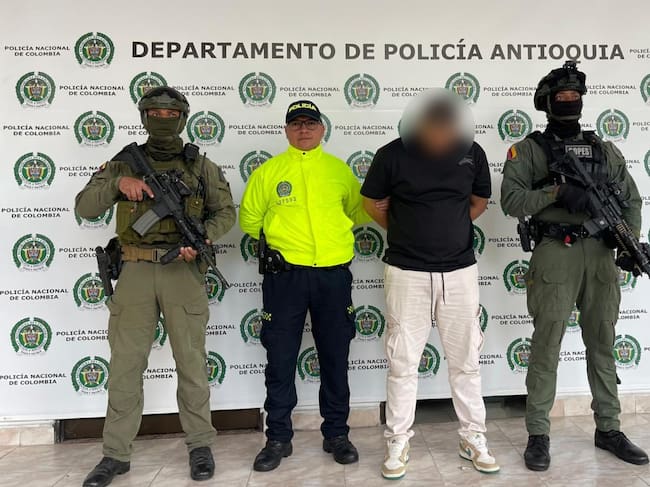 Alias Cali, presunto coordinador financiero del Clan del Golfo en el nordeste de Antioquia.