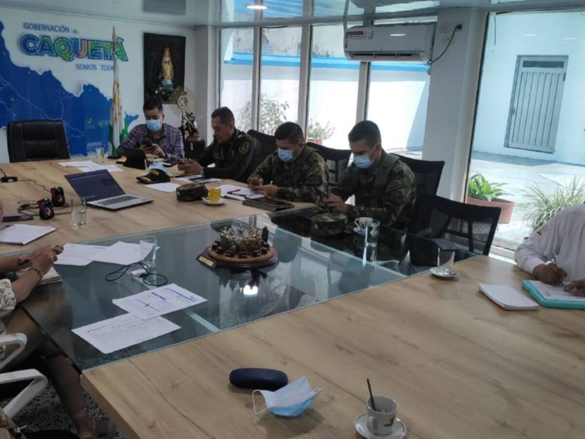 Situación de seguridad fue analizada en el Caquetá