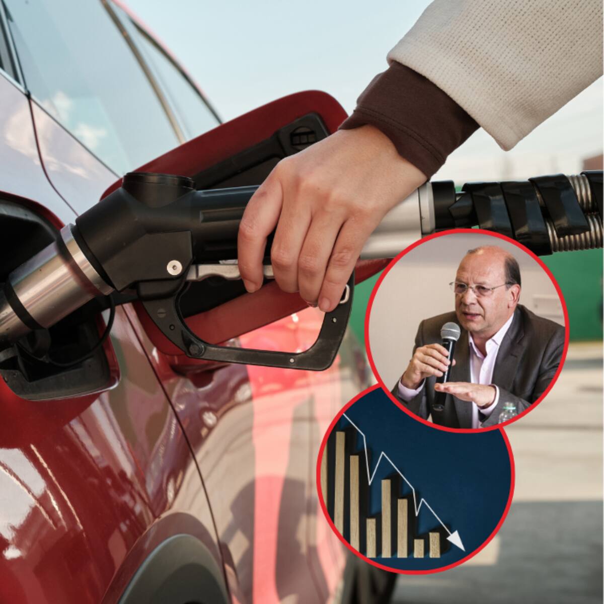 Gasolina bajaría alrededor de $300 pesos en febrero, anuncia MinHacienda