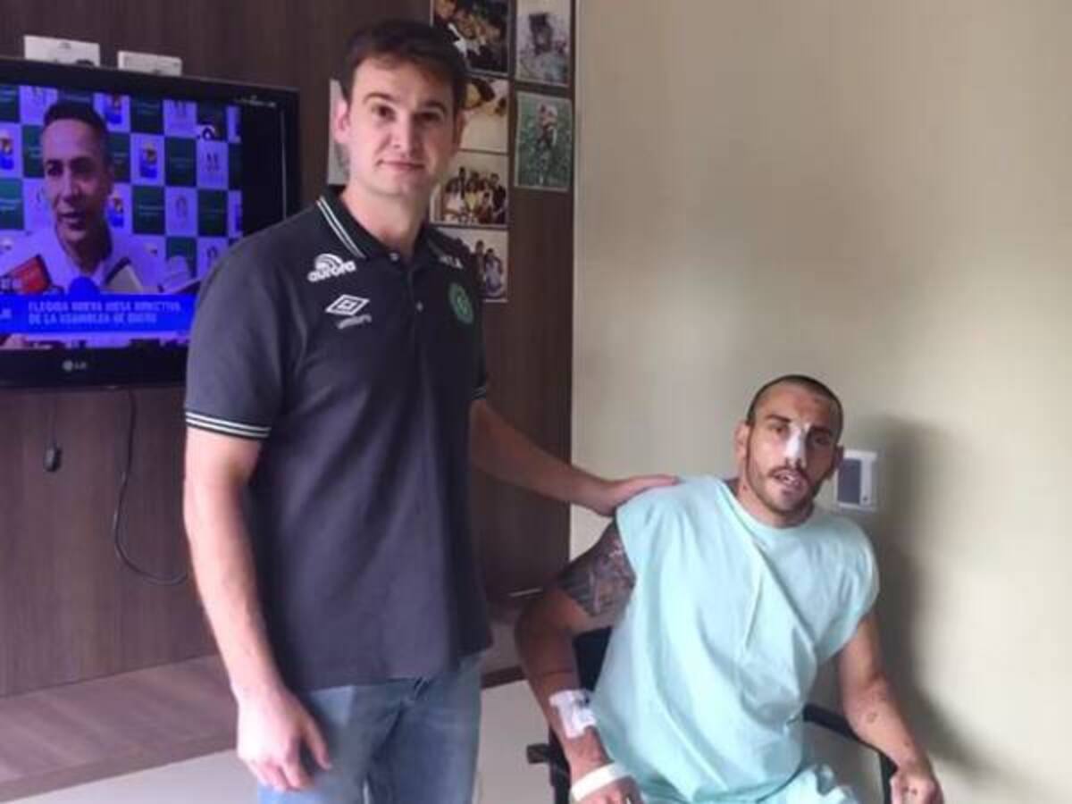 Alan Ruschel sale de estado crítico de hospital en Antioquia