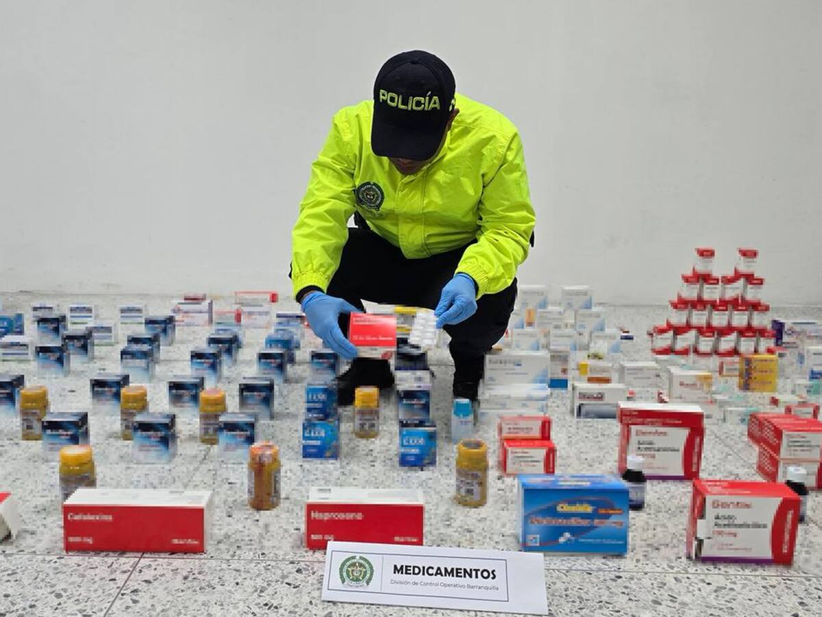Incautan más de 25 mil medicamentos falsificados en un local de Barranquilla