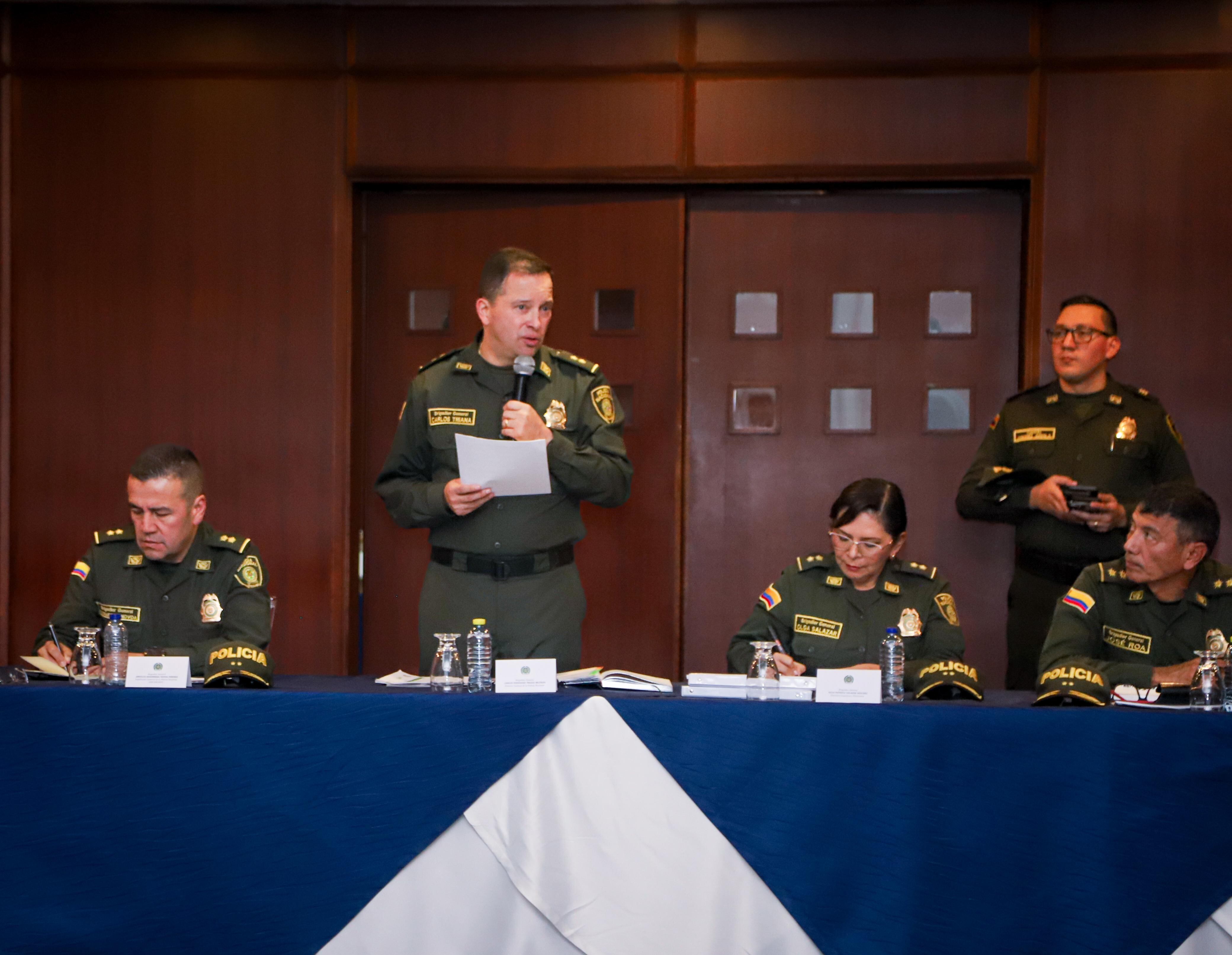 Se conoce la nueva línea de mando en la Policía Nacional // Cortesía