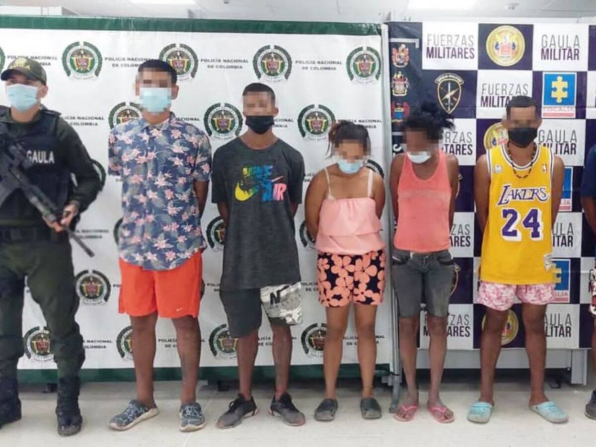 Capturada una familia en Cartagena dedicada a la extorsión en La Popa