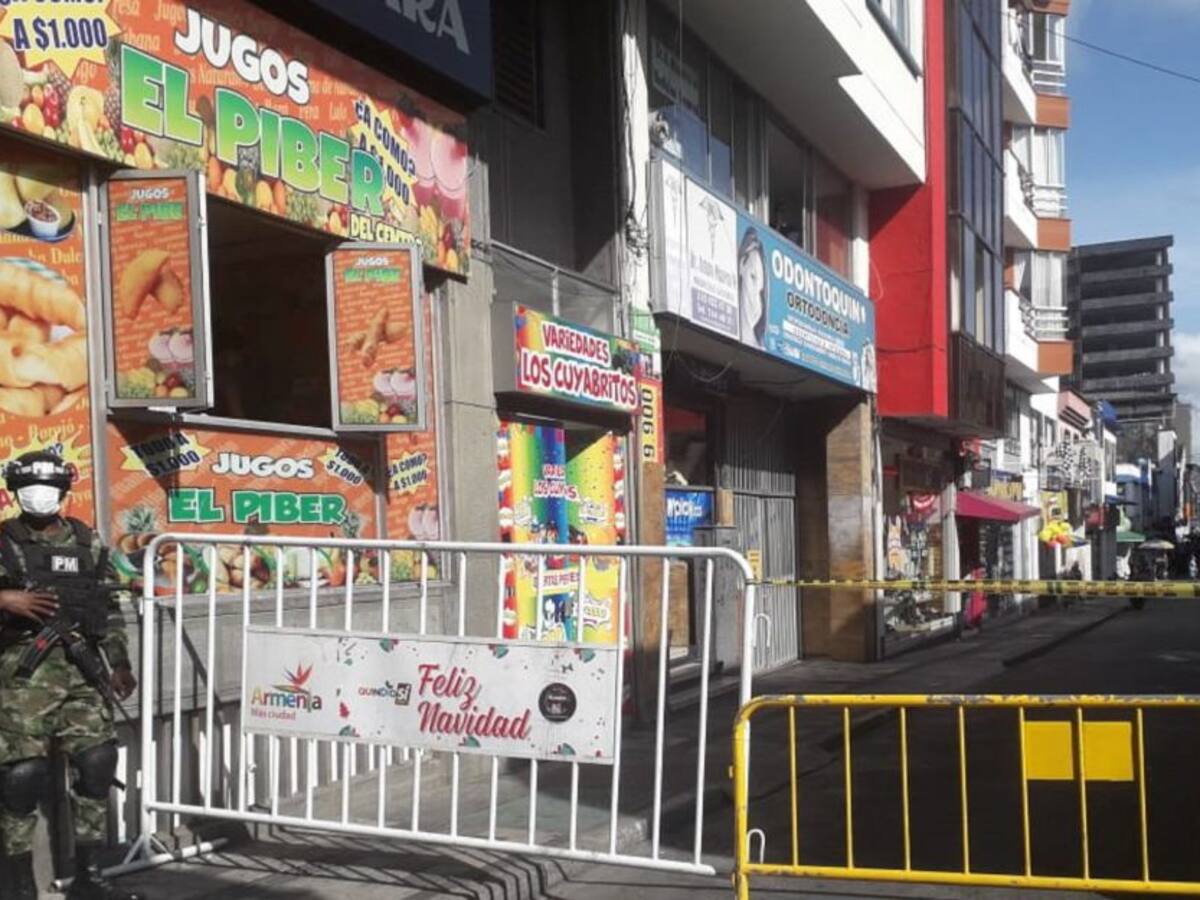 Cierres afectarán las ventas: Comerciantes del centro de Armenia