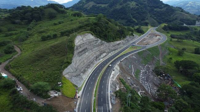 Proyecto 4G Conexión Pacífico 1. Foto: Twitter @ANI_Colombia