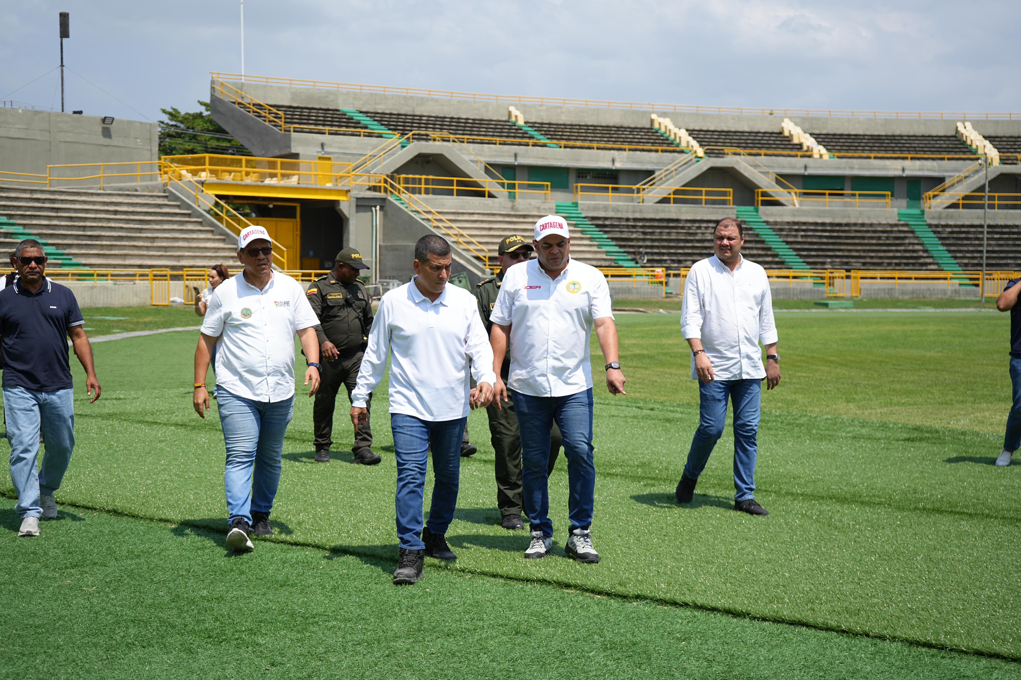 Preparativos en el Jaime Morón para el Suramericano Sub 17 y cerramiento de la Villa Olímpica
