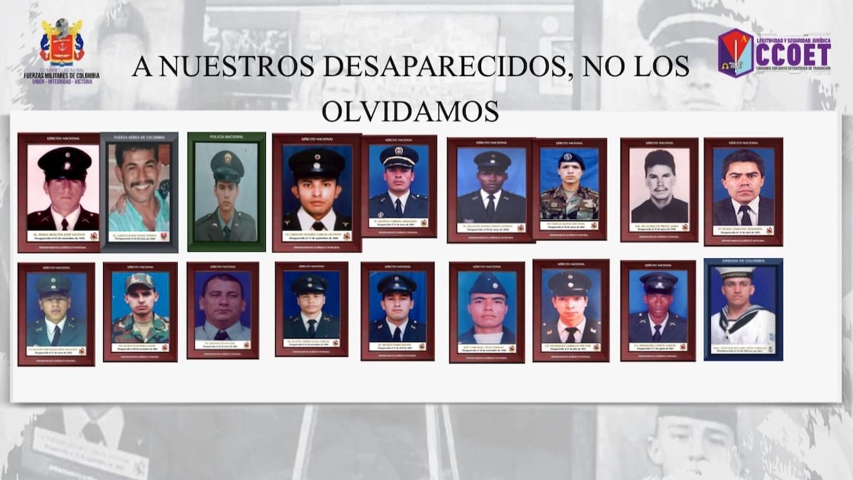 Ministro de Defensa supervisa cumplimiento de medidas cautelares de la JEP en caso de desaparecido