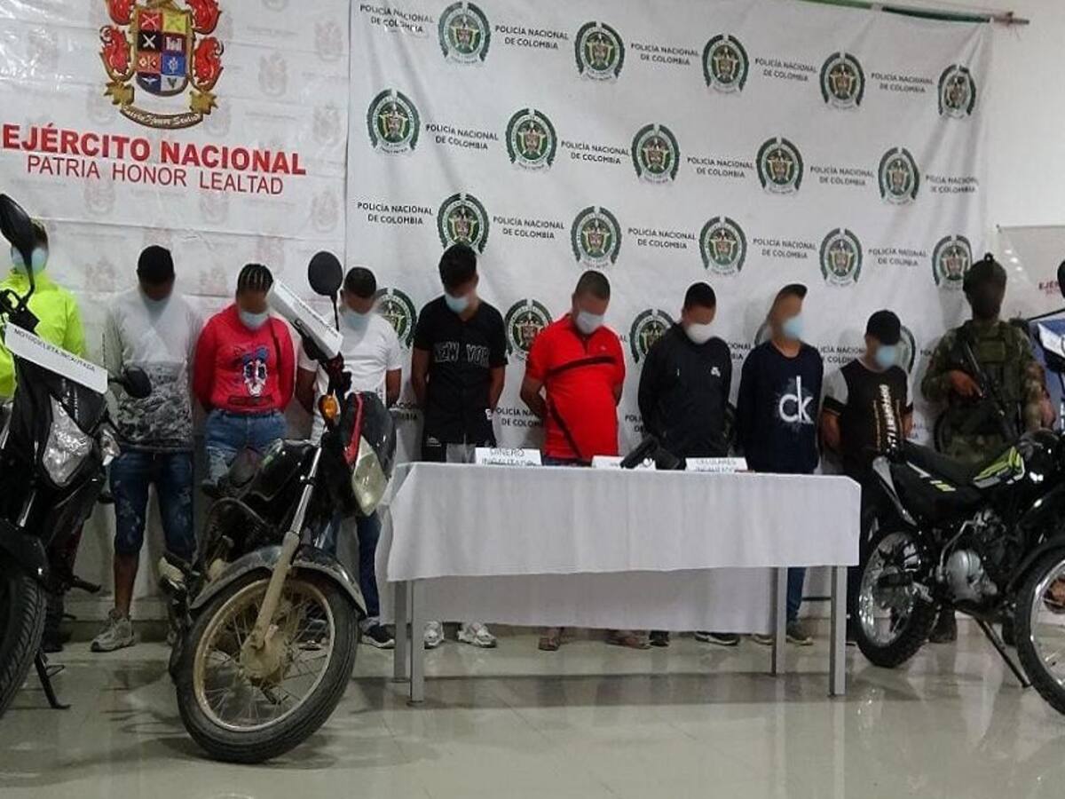 Capturados diez presuntos miembros del Clan del Golfo en Montería