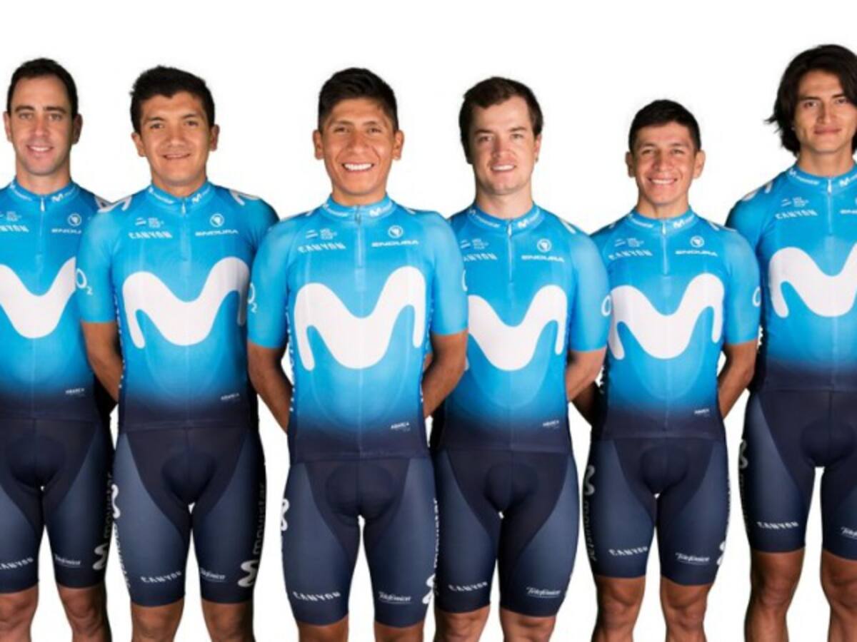 Nairo lidera el grupo latinoamericano en el Movistar Team